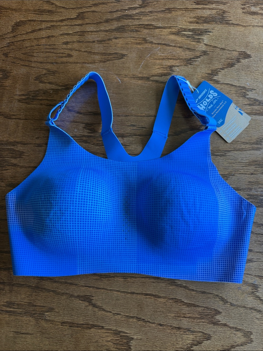 Brooks Seamless Molded Sports Bra - Bright Blue